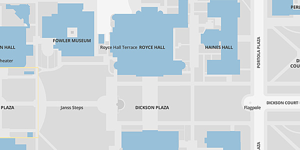Map of Royce Hall
