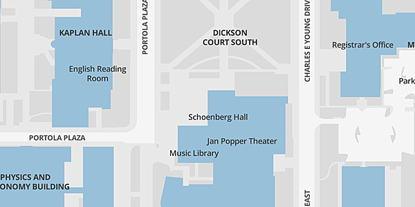 Map of 1100 Schoenberg Hall