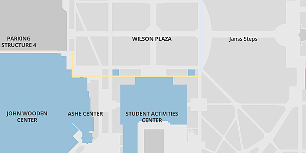 Map of 120P Student Activities Center