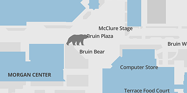 Map of Bruin Plaza