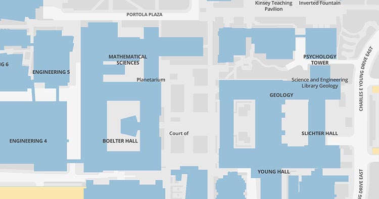 Map of Court of Sciences