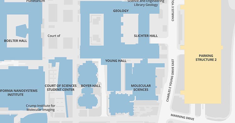 Map of 2033 Young Hall