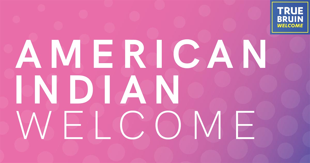American Indian Fall Quarter Welcome