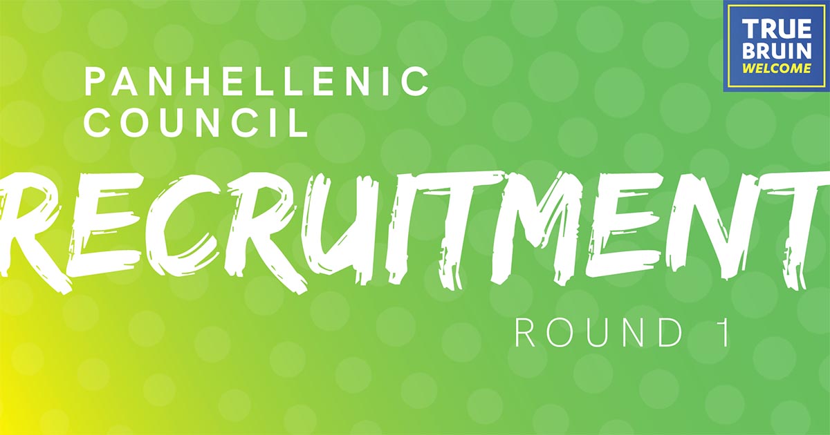 Panhellenic Council Recruitment: Round 1