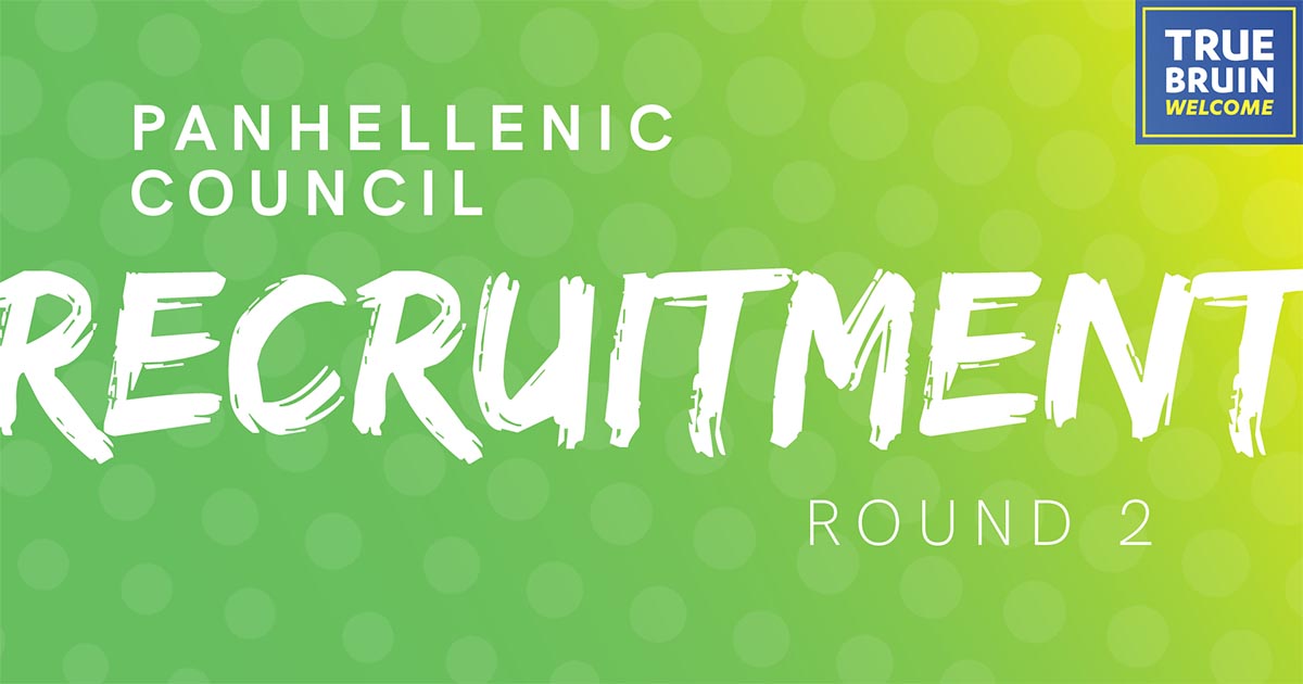 Panhellenic Council Recruitment: Round 2