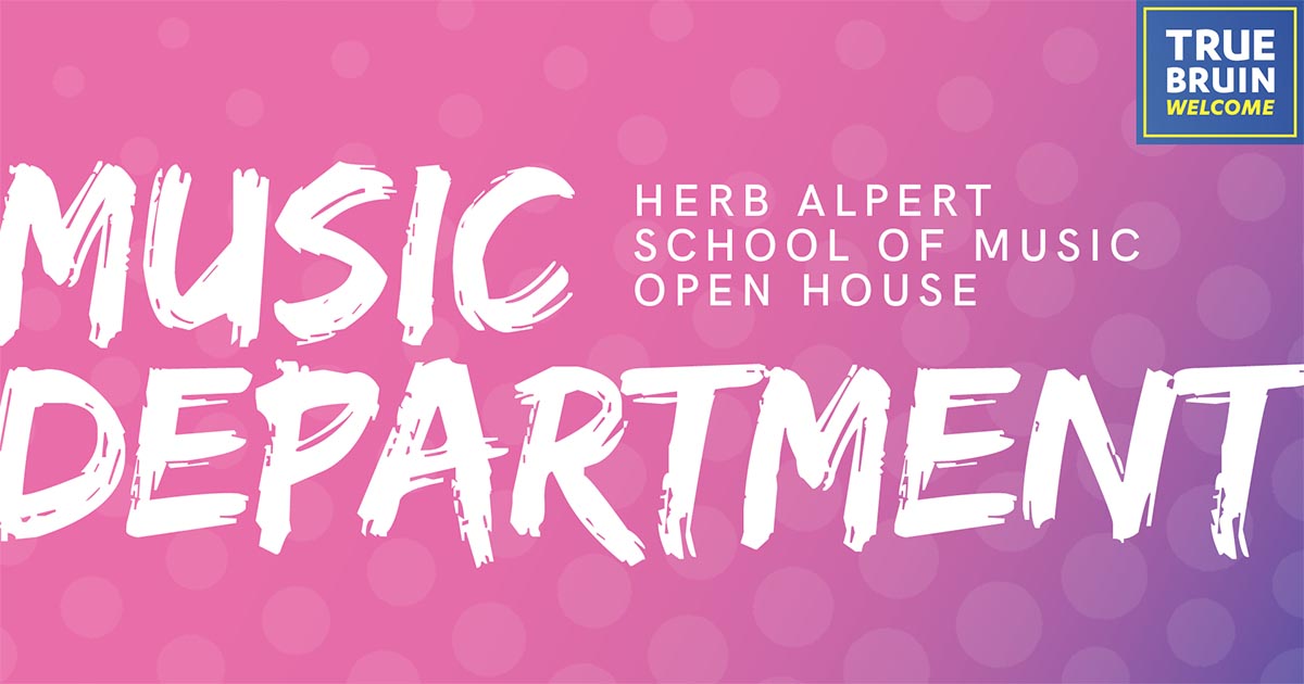 Department of Music Open House
