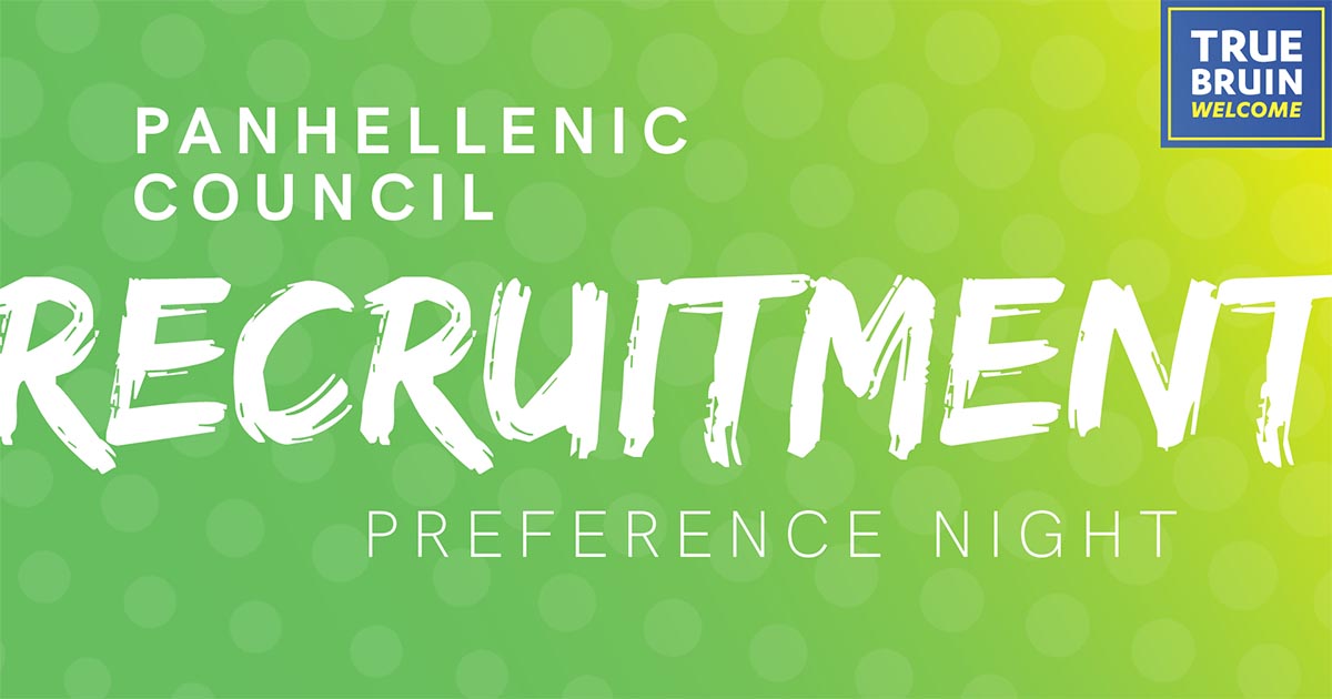 Panhellenic Council Recruitment: Preference Night