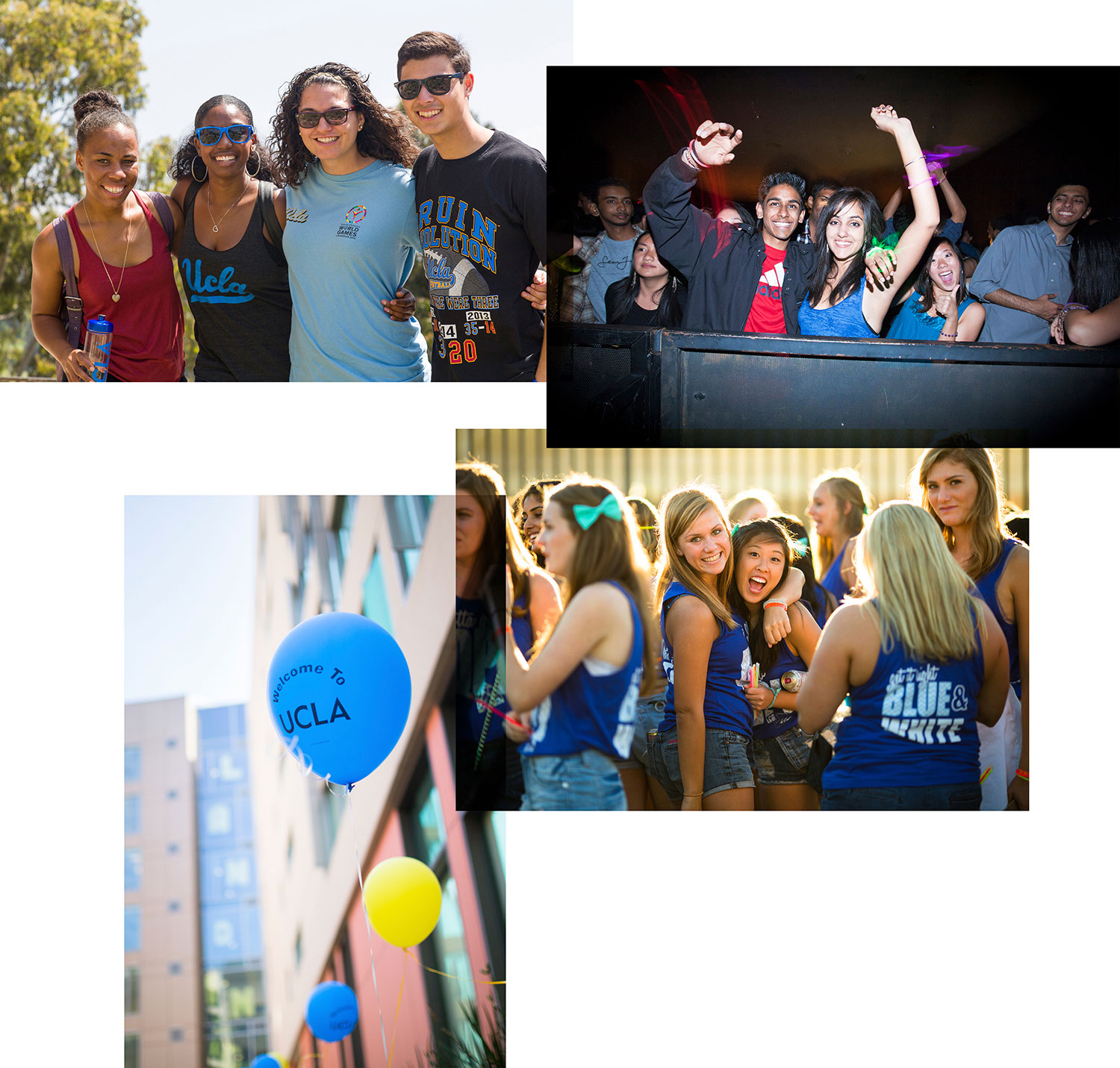 True Bruin Welcome Events Collage