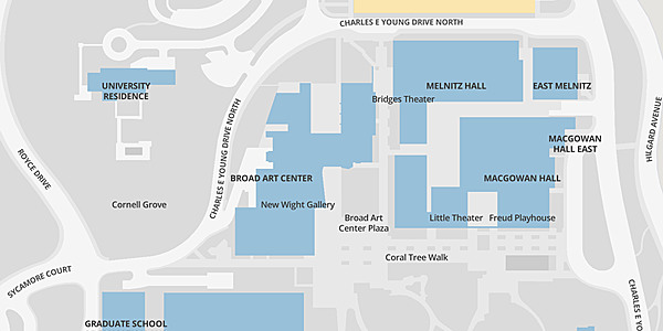 Map of 2200 Broad Art Center