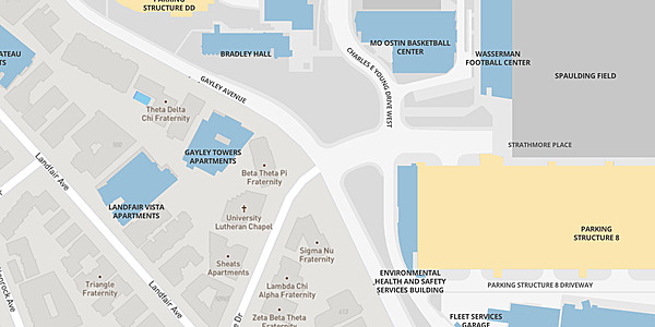 Map of Galey Ave and Strathmore