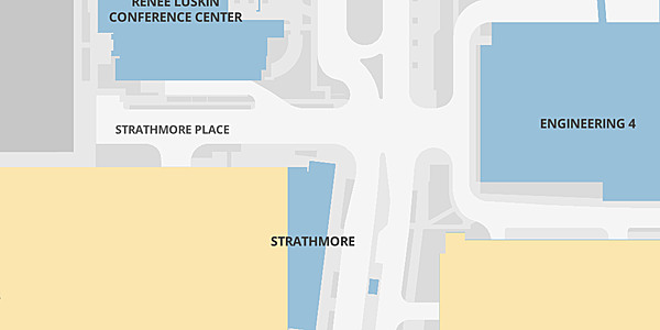 Map of Career Center Library