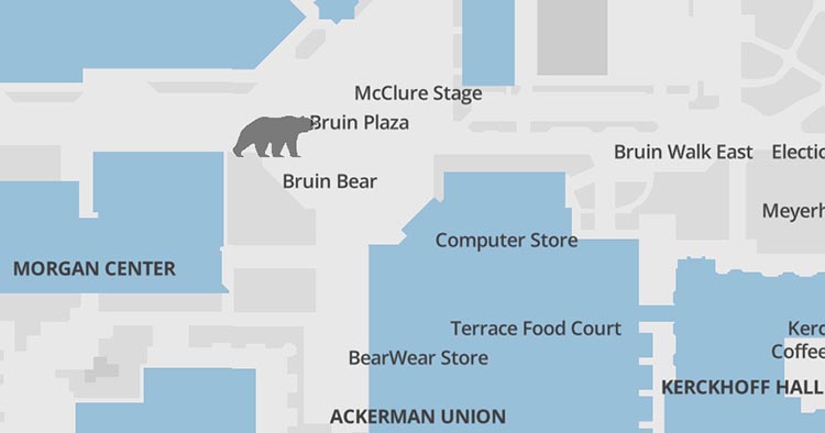 Map of Ackerman Union B-Level