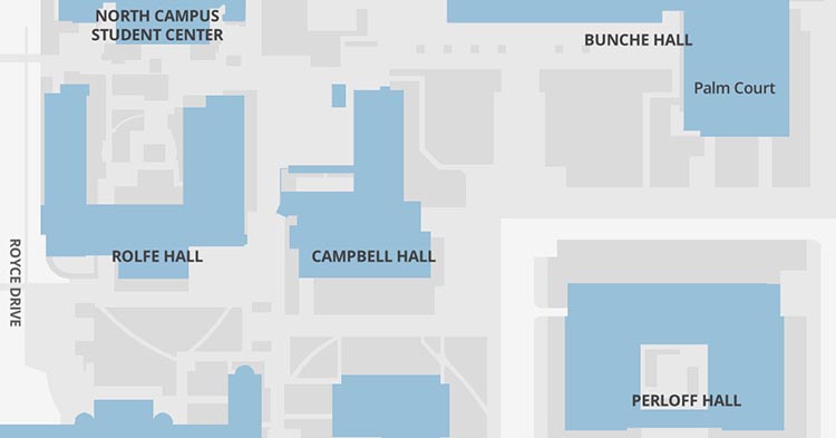 Map of 2122 Campbell Hall