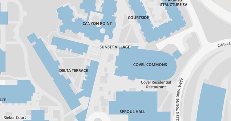 Map of Covel Commons Grand Horizon Room