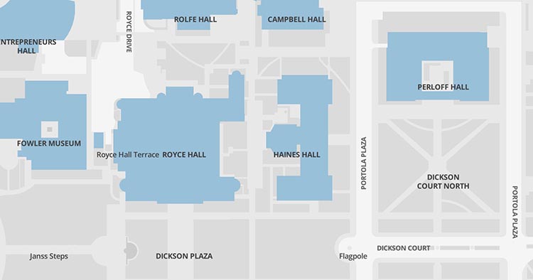 Map of 39 Haines Hall