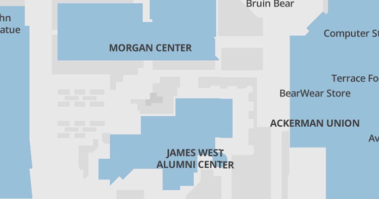 Map of James West Alumni Center