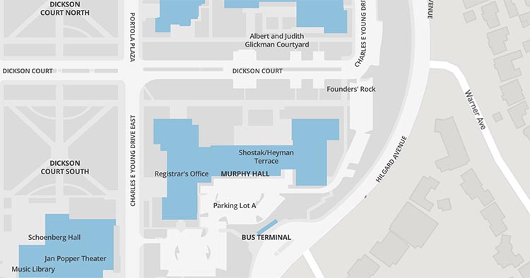 Map of Shostak Terrace, Murphy Hall
