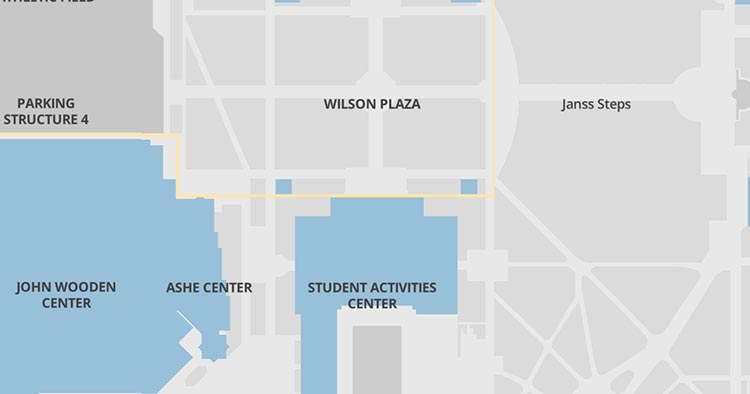 Map of Student Activities Center Conference Rooms