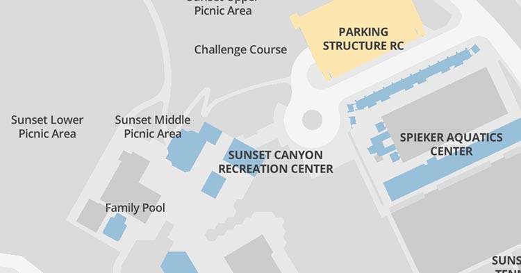 Map of Sunset Canyon Recreation Center