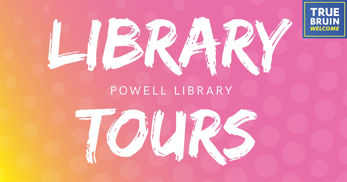 Powell Library Tours