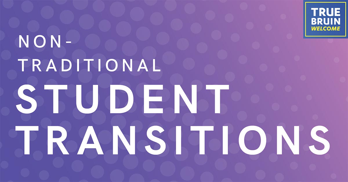 Non-Traditional Student Transitions