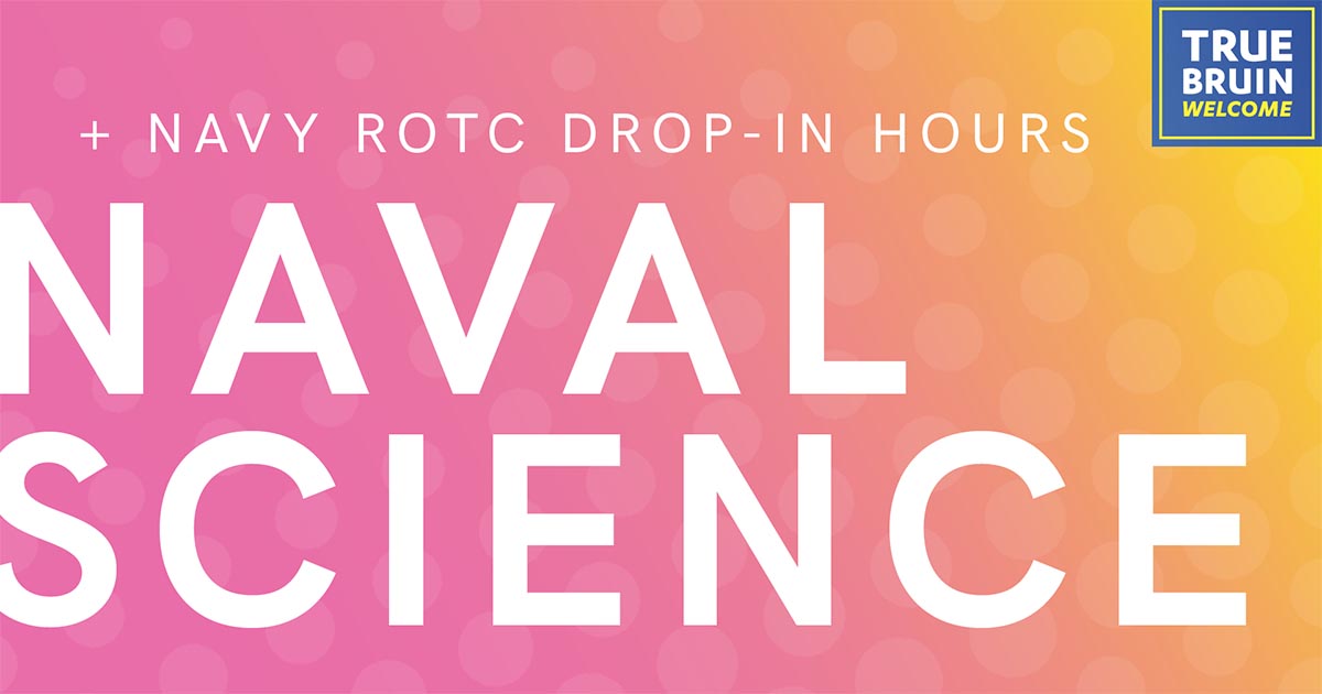 Department of Naval Science & Naval ROTC Drop In Hours