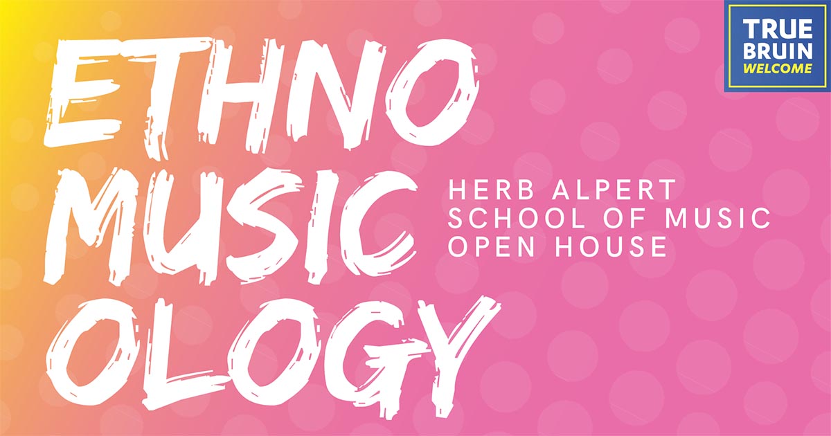 Department of Ethnomusicology Open House