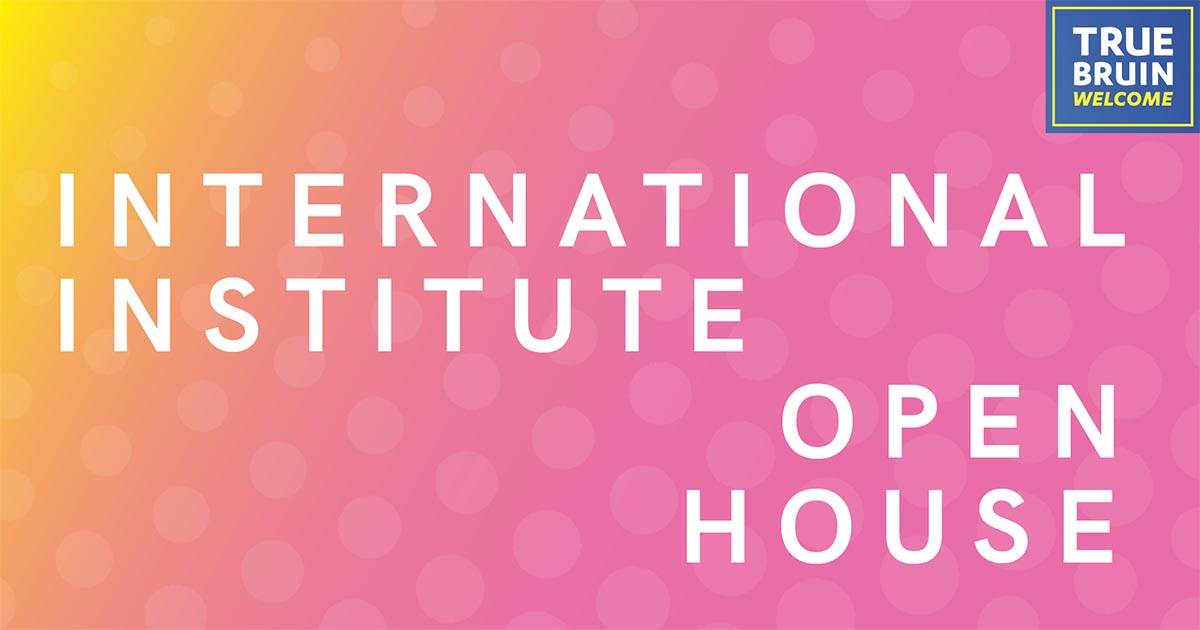 International Institute Open House