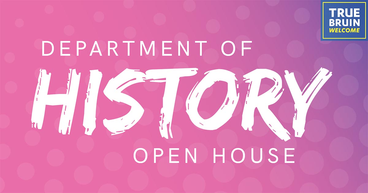 Department of History Open House